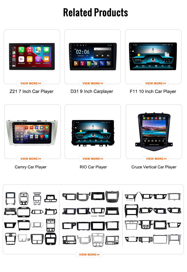 Multimedia Screen Android Car Players 2GB Ram Video 7 Inch Automatic