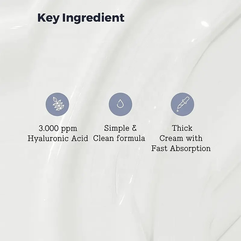 Whitening Face Cream Moisturizer Niacinamide And Hyaluronic Acid Cream Face Cream Hyaluronic Acid Anti Aging