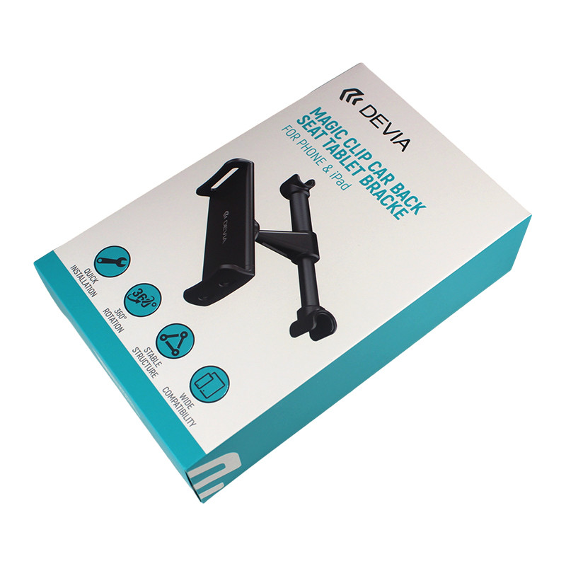 Customized Closure Glossy Paper Packaging Box With Display