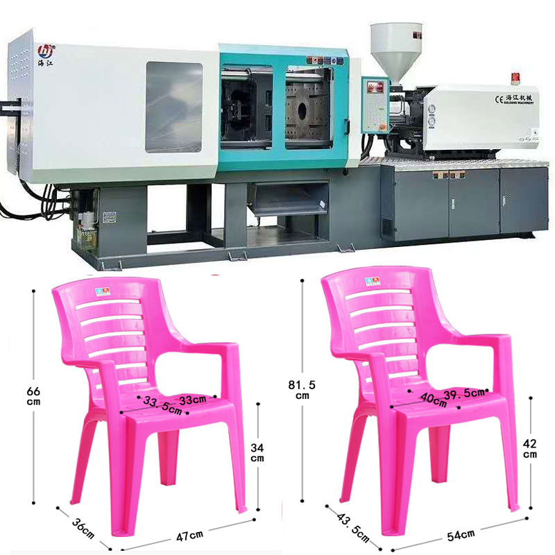 80Mm Screw Diameter Injection Moulding Machine For Chair 50-100 G Weight