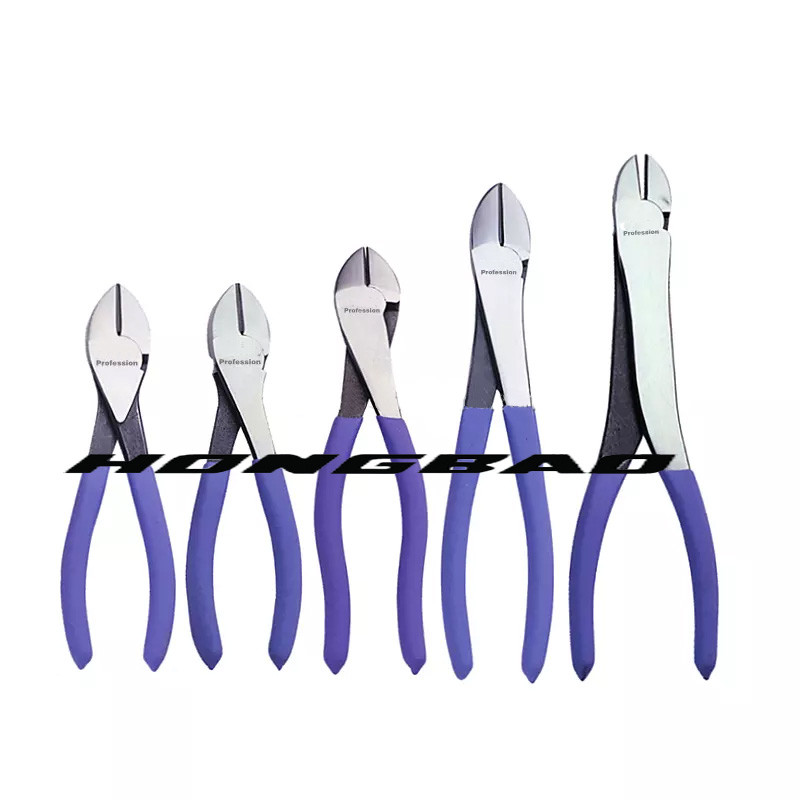 5.5 6 7.5 8" Insulated Diagonal Cutters Side Cutting Drop Forged Ergonomics Soft Grip
