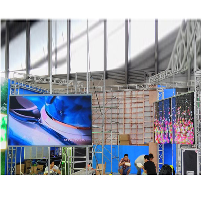 Supermarket Advertising Outdoor LED Video Wall Energy Saving For Exhibition