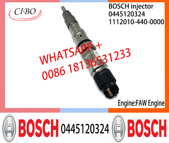 BOSCH 0445120324 Neutral Diesel Fuel Injector Assembly 0445120324 1112010-440-0000 For FAW Engine