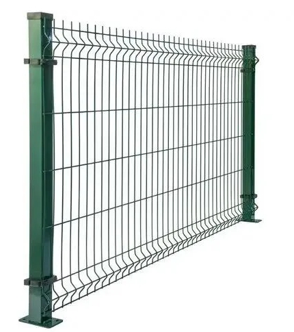 curved mesh fence
