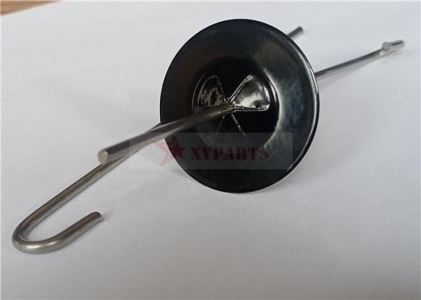 30mm Stainless Steel Self Locking Washers Double Side Black Coating To Fasten