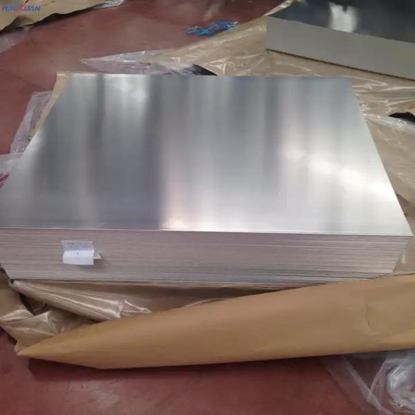 5a06 H12 Aluminum Plate Sheet Silver Iso Certificate 1220mm 2300mm Width For