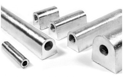 High Potential Magnesium Sacrificial Anode Mg Alloy ASTM B843 M1C Casting 17d3