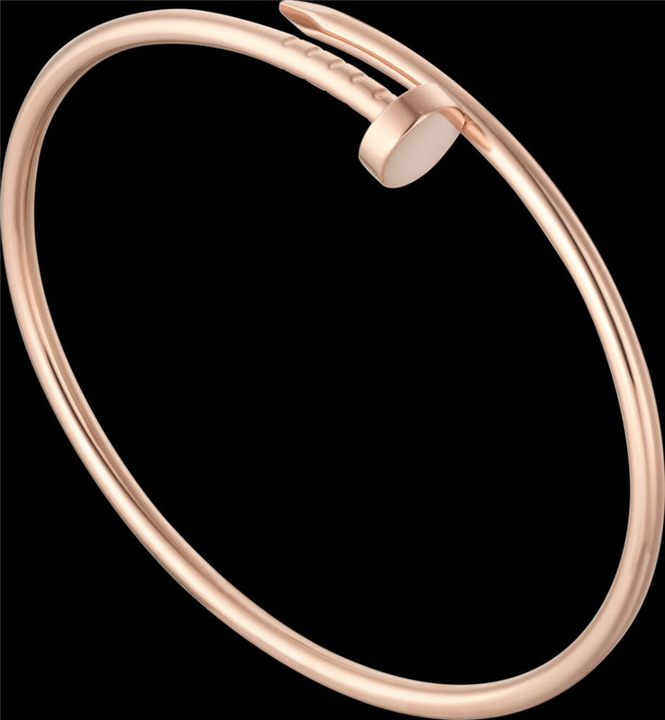 C new collection nail bracelet 18k gold white gold yellow gold rose gold bracelet Jewelry factory in Shenzhen, China