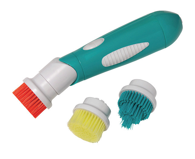 Durable Mini Spin Brush Cleaner Multifunctional ABS With Customized Color
