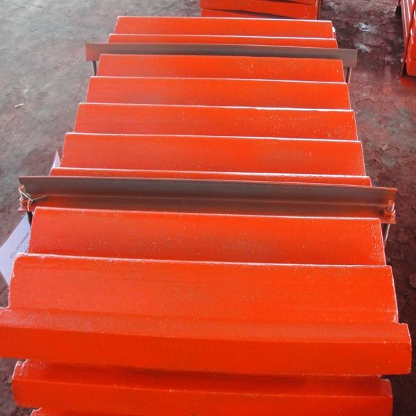 shanbao Jaw Crusher spare parts high manganese casting PE jaw plate for jaw crusher