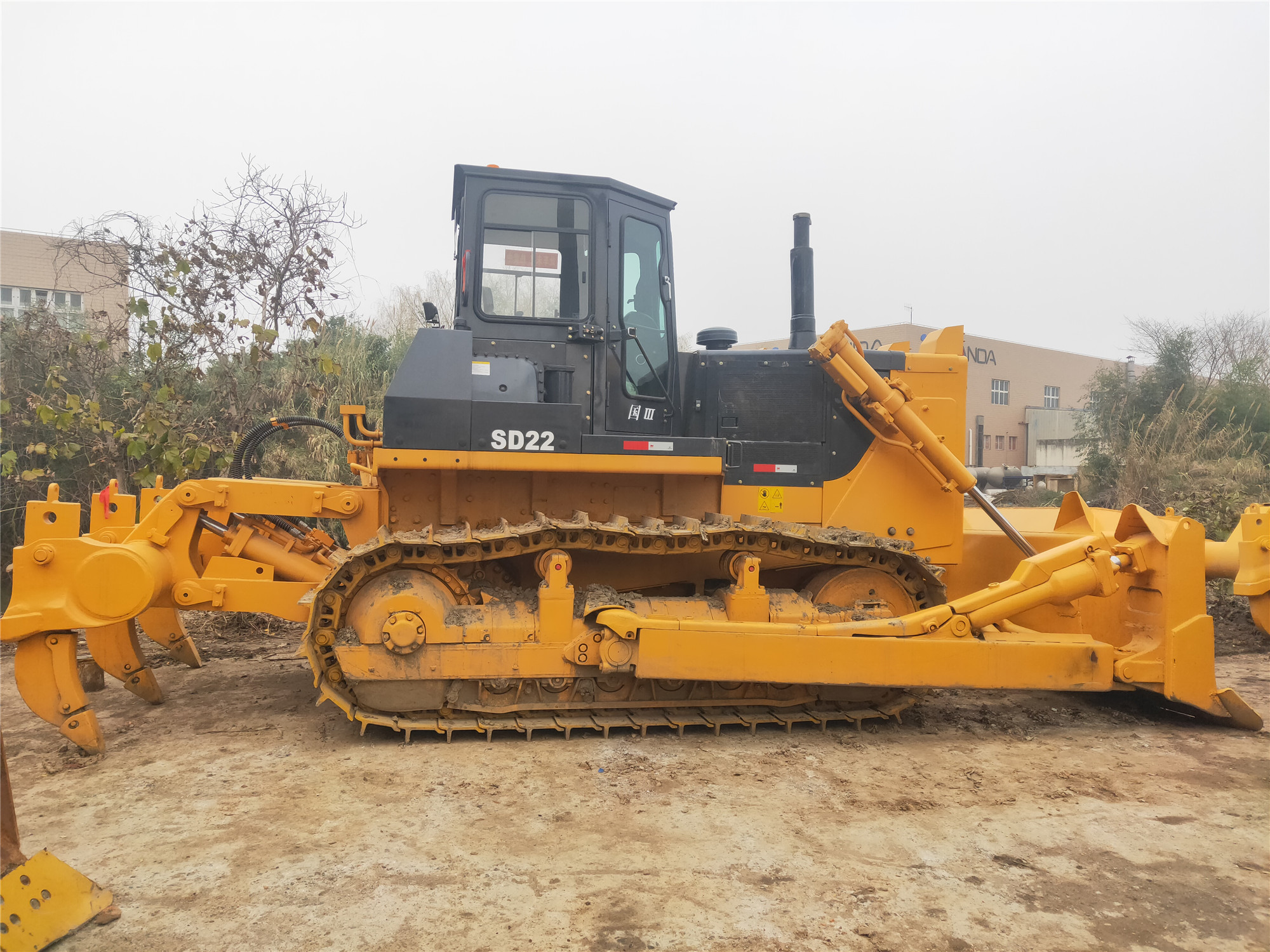 162kw Second Hand Dozer Bulldozer Shantui SD22 For Engineering