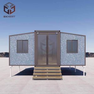20ft Prefabricated Container Foldable House Wind Resistance Customized