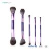 Buy cheap 5pcs OEM Double Side Poly Bag Makeup Brush Gift Set from wholesalers