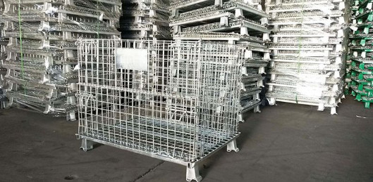 Galvanized Wire Mesh Storage Cages 50x50mm 1200x1000x890mm