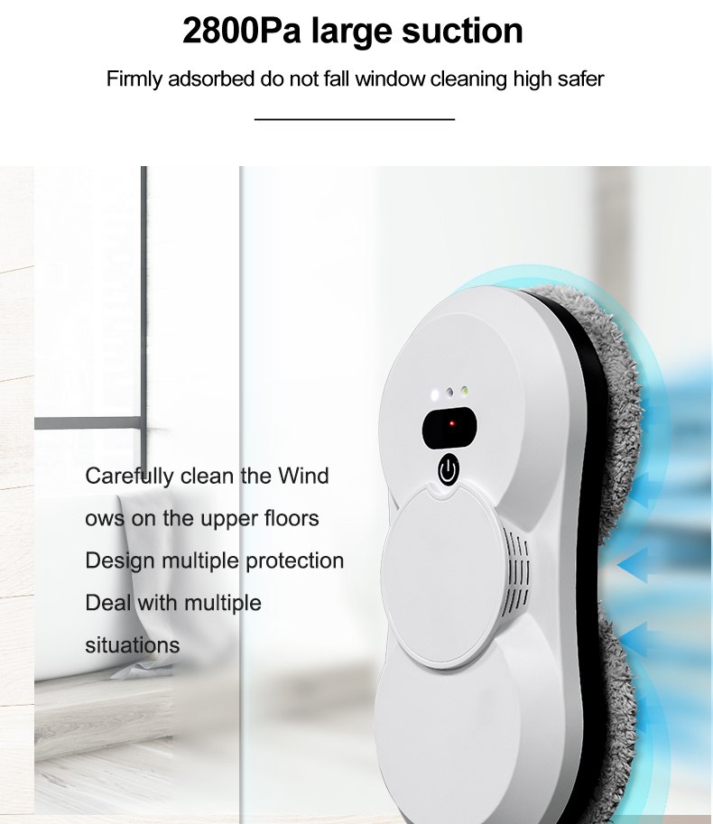 Smart Appliances Window Washing Robot Window Vacuum Cleaner Hutt Window Cleaning Robot Household