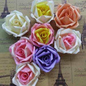  DIY Wedding Small Fabric Craft Flowers 8 Colors Decorative Flat On Back Manufactures