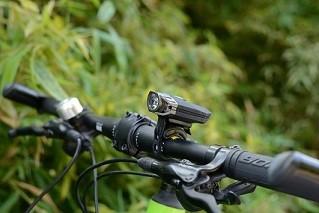 300lm USB Rechargeable Bike Headlight 80x30mm , 44mm Rechargeable LED Bicycle