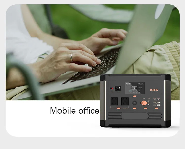 1500W Portable Power Station With Pull / Handle 370*250*300mm