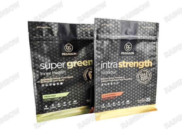 Custom Flat Bottom Coffee Bean Aluminum Foil Coffee Packaging Bags With Valve