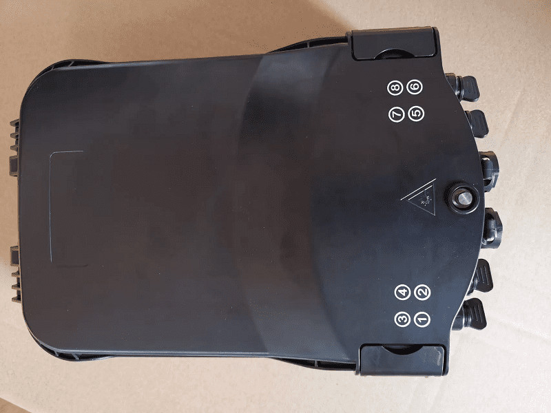 Waterproof 8 Port Fiber Optic Terminal Box FTTH FTTX FTTP IP65