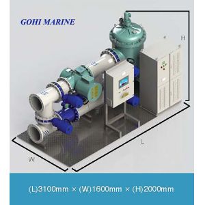 IMO MEPC.279(70) Approved 100m3/h Ship Ballast Water Management System BWMS