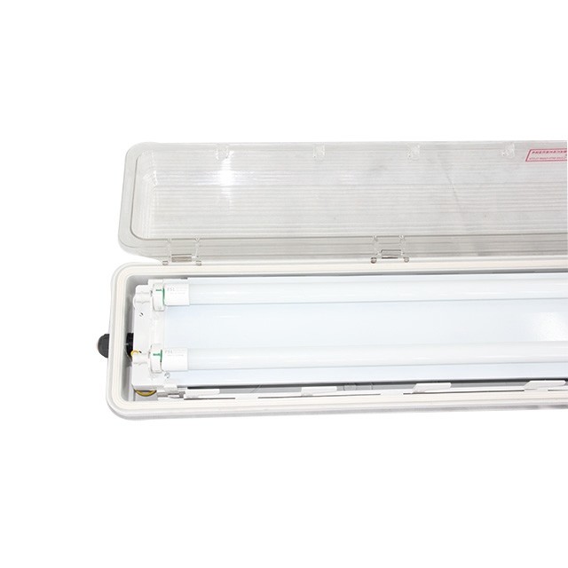 Hazardous Area Lamps 4ft Length Full Plastic 2*18 W Explosion Proof Fluorescent Lights