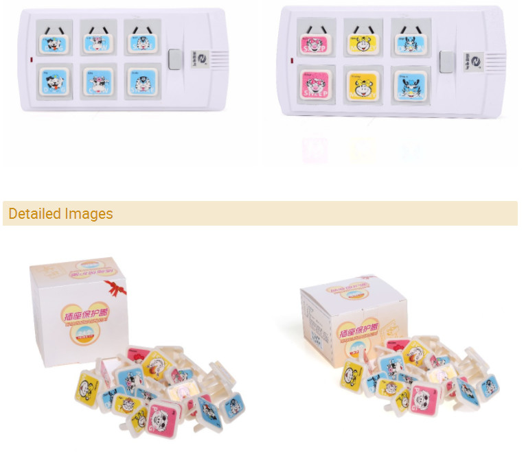 Cartoon Child Safety Outlet Covers / Outlet Plugs Zodiac Socket Cover