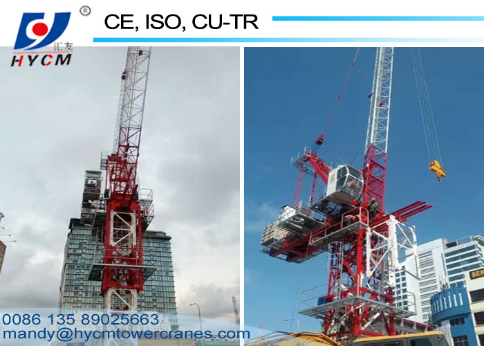 QTD500-25t Luffing Jib Tower Crane Jib Crane Price Applied to Bridge and Subway Construction