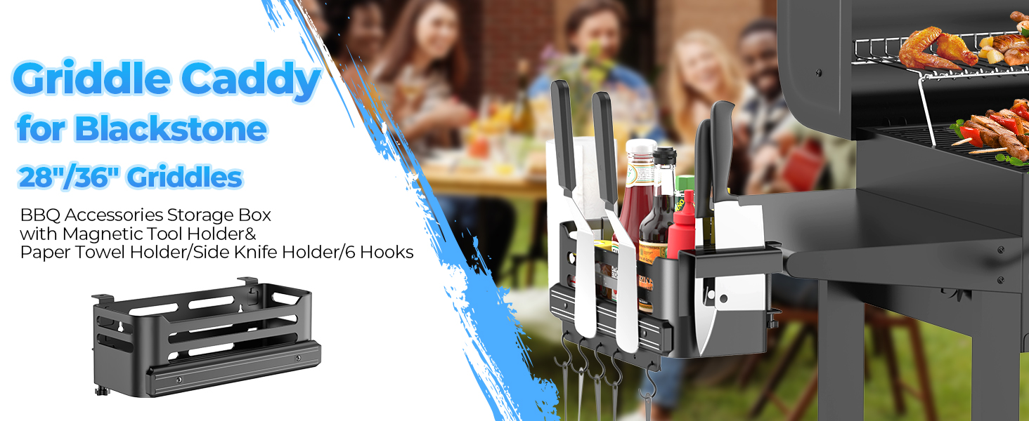 Griddle Caddy for Blackstone Griddle Grill BBQ Accessories Storage for Your BBQ Needs