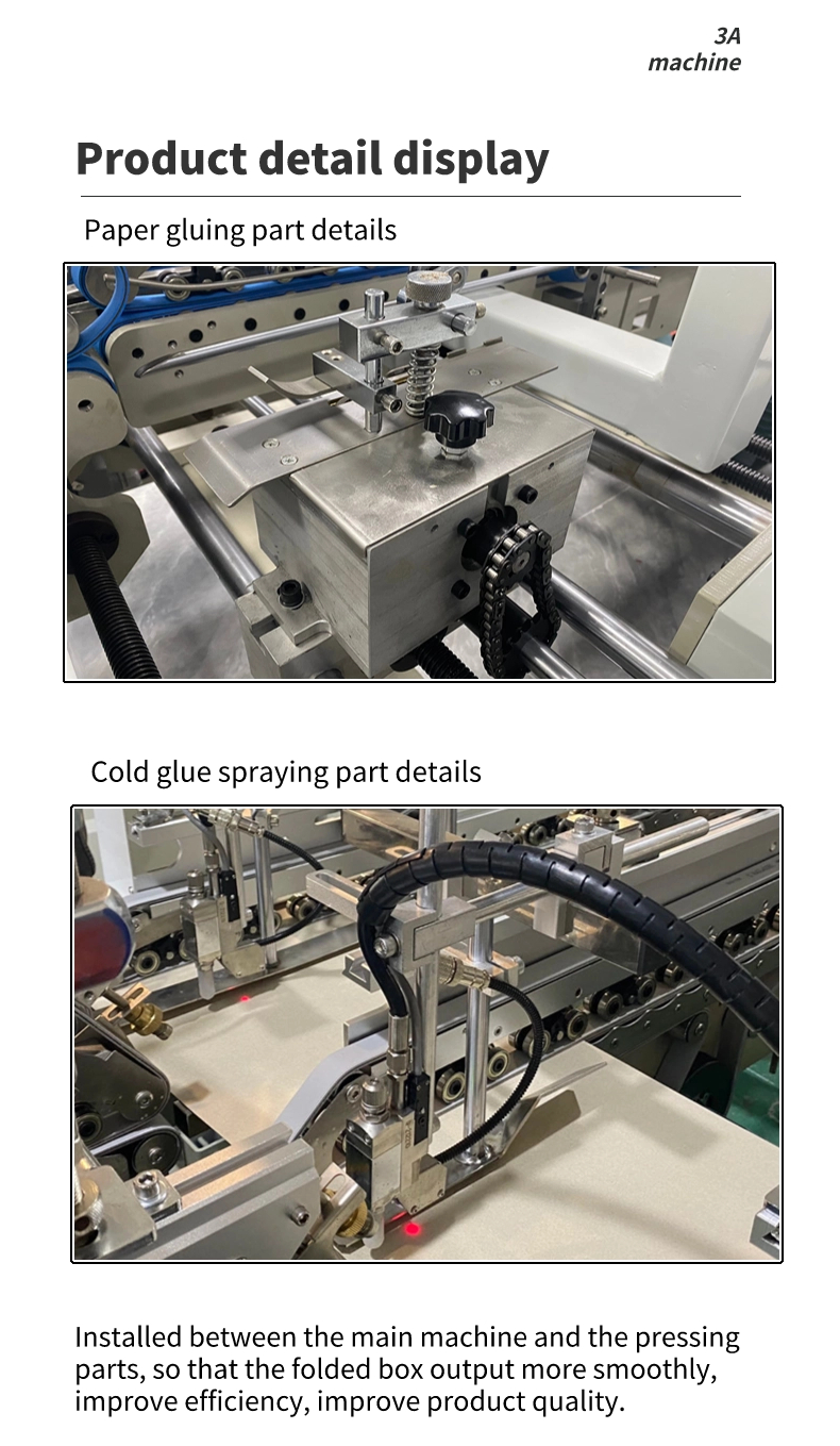 CQT-900 Folding Boxes Machine Enhanced Type Box Folding Gluing for Easy Case Packaging