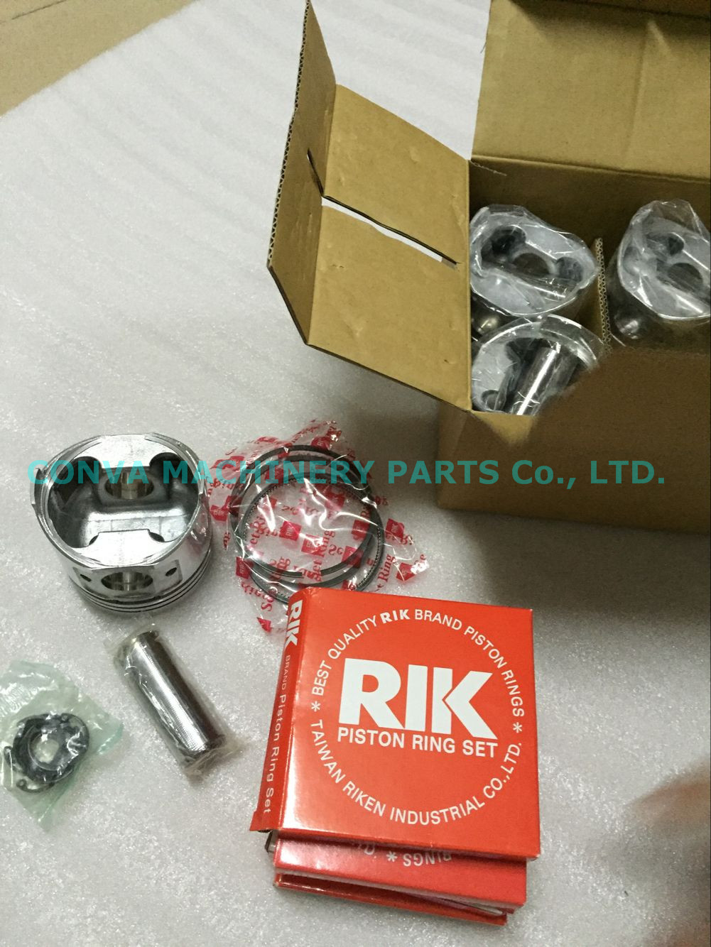 Lightweight Steel Cylinder Liner Kit 4TNE86 Yanmar Diesel Engine Rebuild Kits