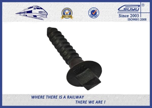 Railway Sleeper Fixing Black Oxide Screws UIC864-1 NF F500-50 Standard