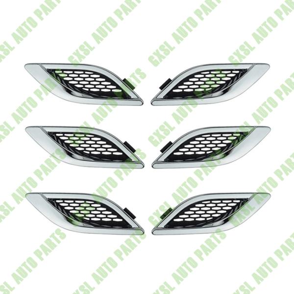 For Maserati Quattroporte Chrome Left Right Side Fender Air Outlet Vent Cover