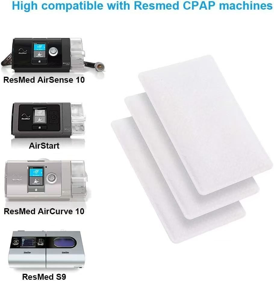 Manufacturer Disposable CPAP Filters Wellness CPAP Filter Kit Compatible with Devilbiss IntelliPAP CPAP Machines - 12 Foam Pollen Filters