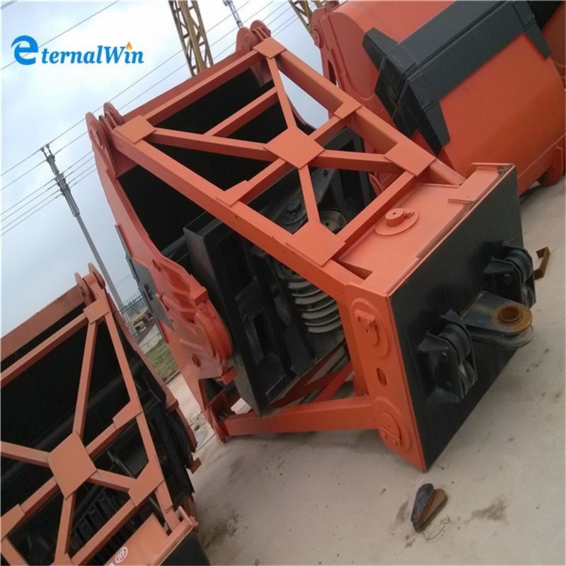 Electric Hydraulic Crane Grab Ports Handle Heavy Cargo Clamshell Grabber
