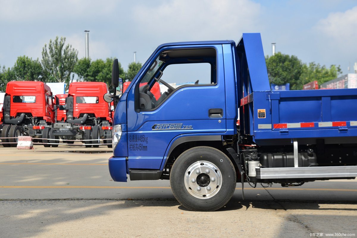 Light Truck Foton 115 Horsepower 4X2 3.3M Dump Truck (National&EU One to Six) WanLiYang Brand Gear Forward7, Backward 1