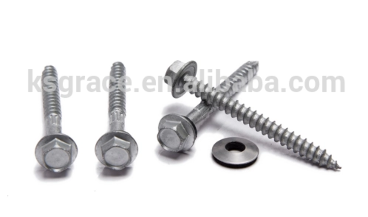 Tek Wood Hex Self Drilling Screw With epdm Washers Roofing Screw