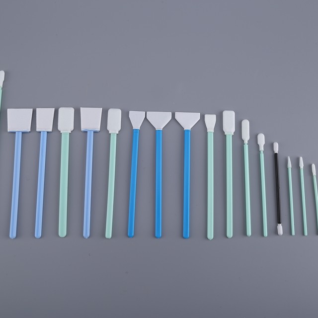 708 Type Round Foam Tip Swabs Blue Stick Printerhead Clean Apply Liquid