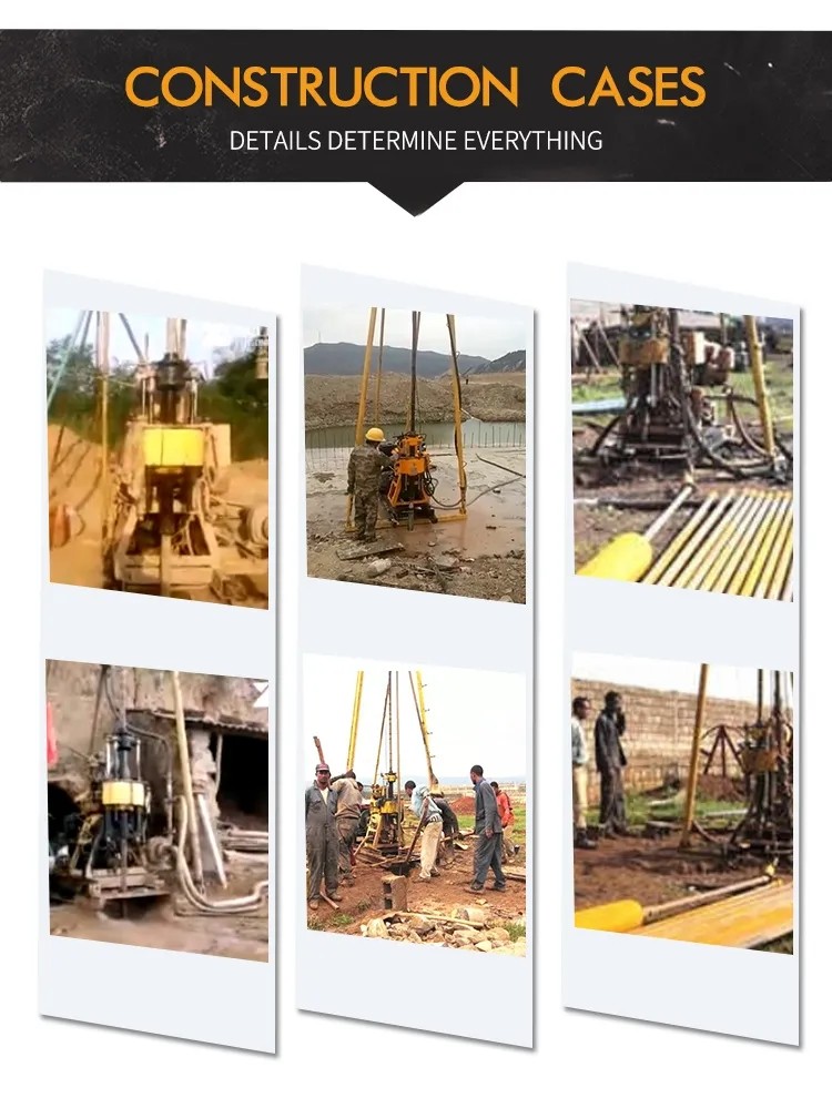 Portable Hydraulic Water Well Drilling Rig Soil Drilling Machine For SPT