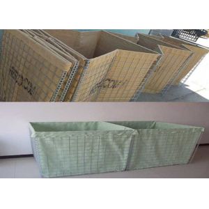 China Galvanized Steel H2.1m HESCO Wall Gabion Wall For Slope Protection on sale
