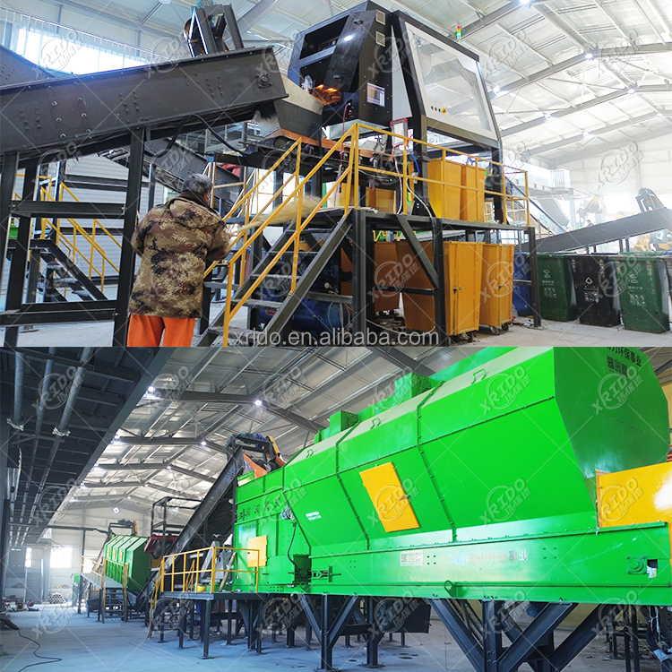 100t/D Automatic Waste Sorting Machine Garbage Recycling AI Sorting Machine