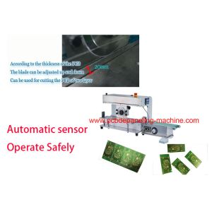 China Double Side PCB Depaneling Tool 4.0mm Thick With Electronic Eye Safe Sensor on sale