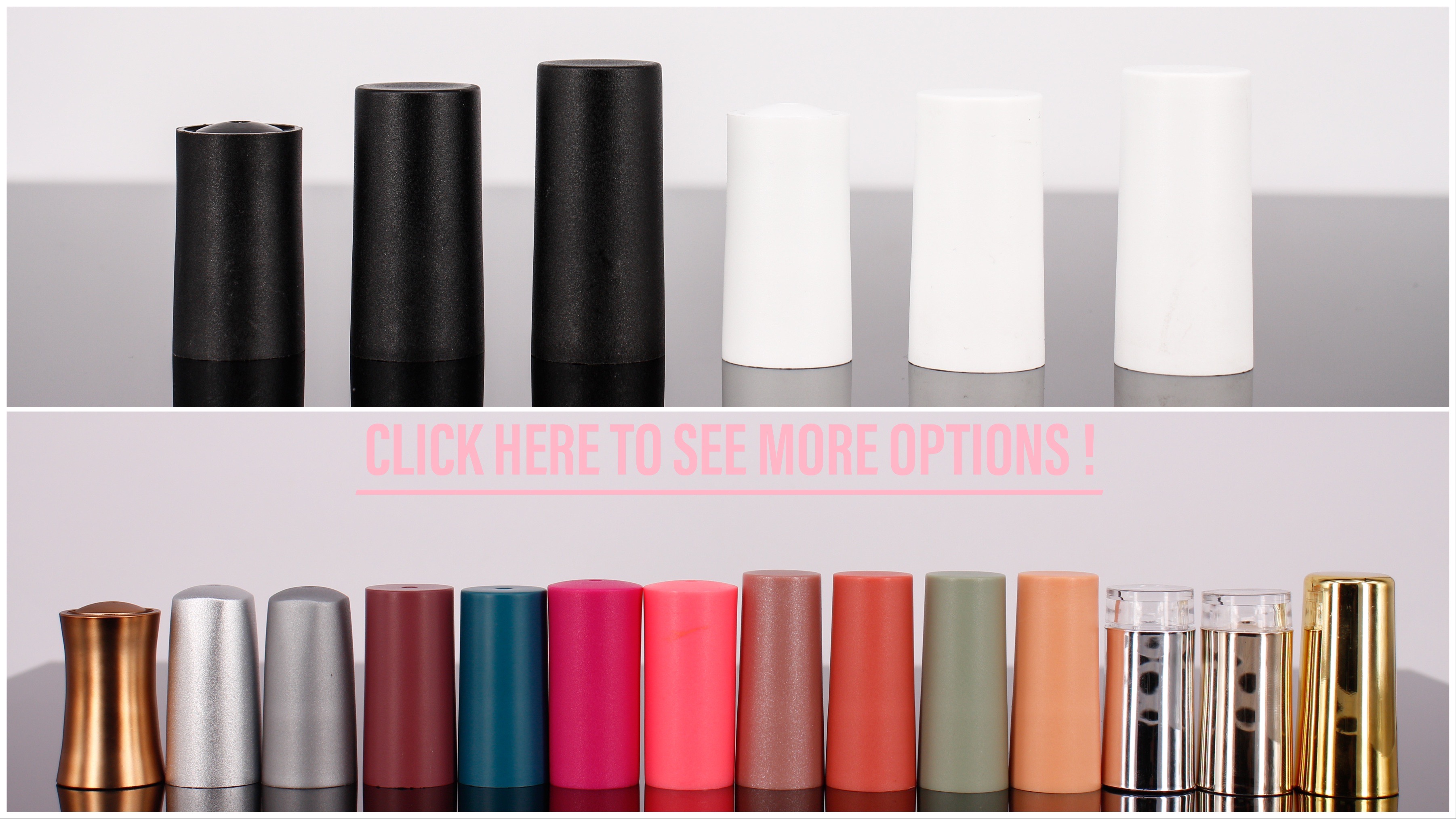 Plastic Nylon Brush On Nail Polish Replacement White and Grey