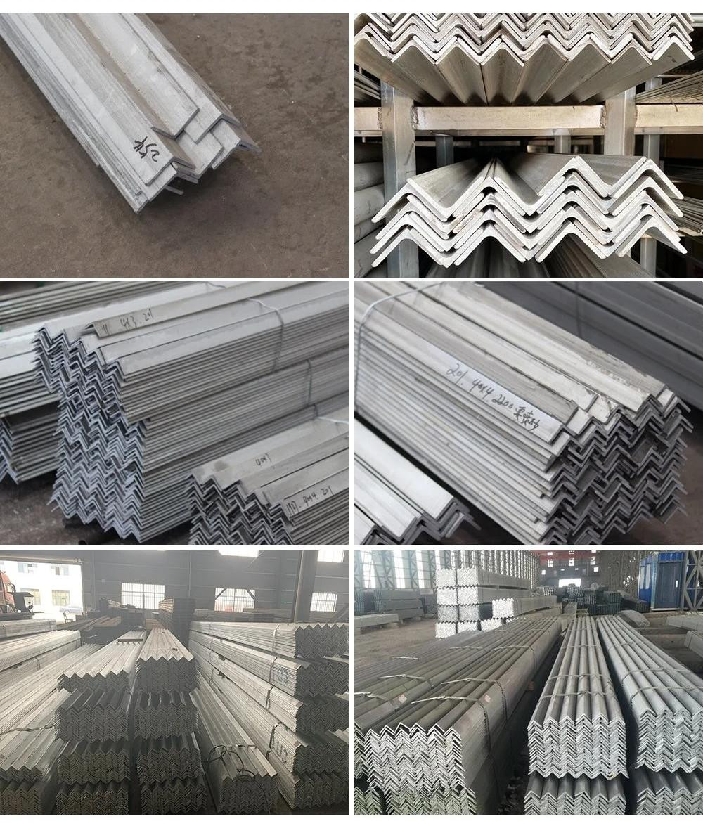 AISI ASTM JIS Stainless Steel Unequal Angle Bar SUS 201 304 304L 321 2205 400mm