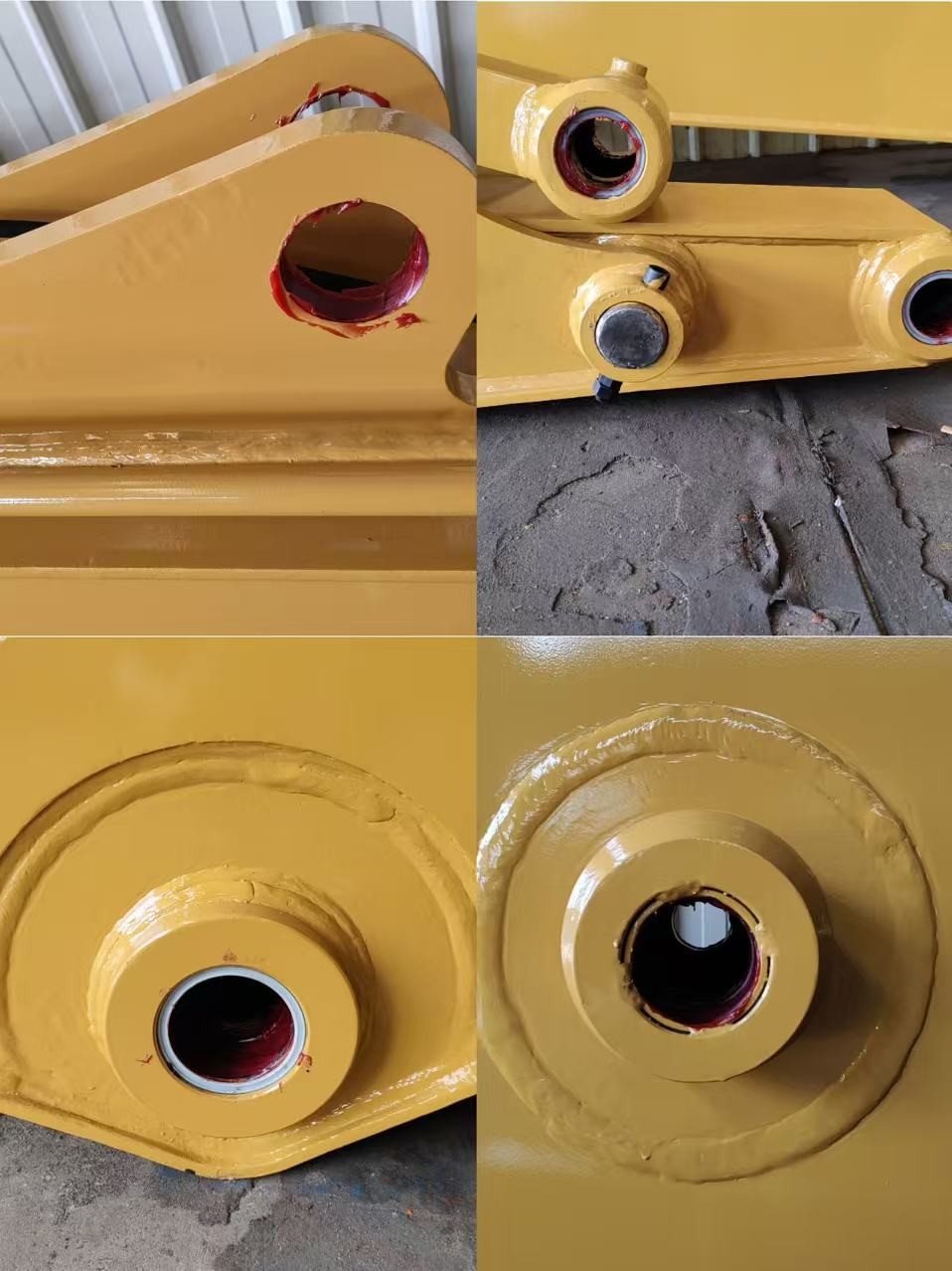 Excavator long reach Boom and arm for CAT323D2L 16m good toughness welding performance