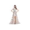 Buy cheap High Low Design Tulle Fabric Ladies Evening Dresses Sweep Train Style from wholesalers
