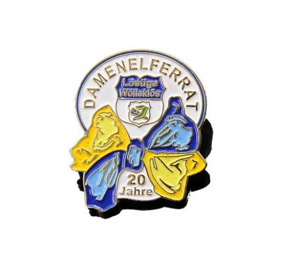 Die-struck lapel pin , Soft enamel badge , offset print lapelpin ,semi-cloissone