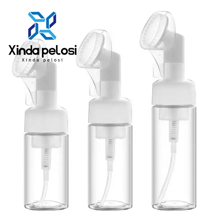 New Design Custom Liquid Soap Dispenser Pump Brush Head Cap For Skin Care