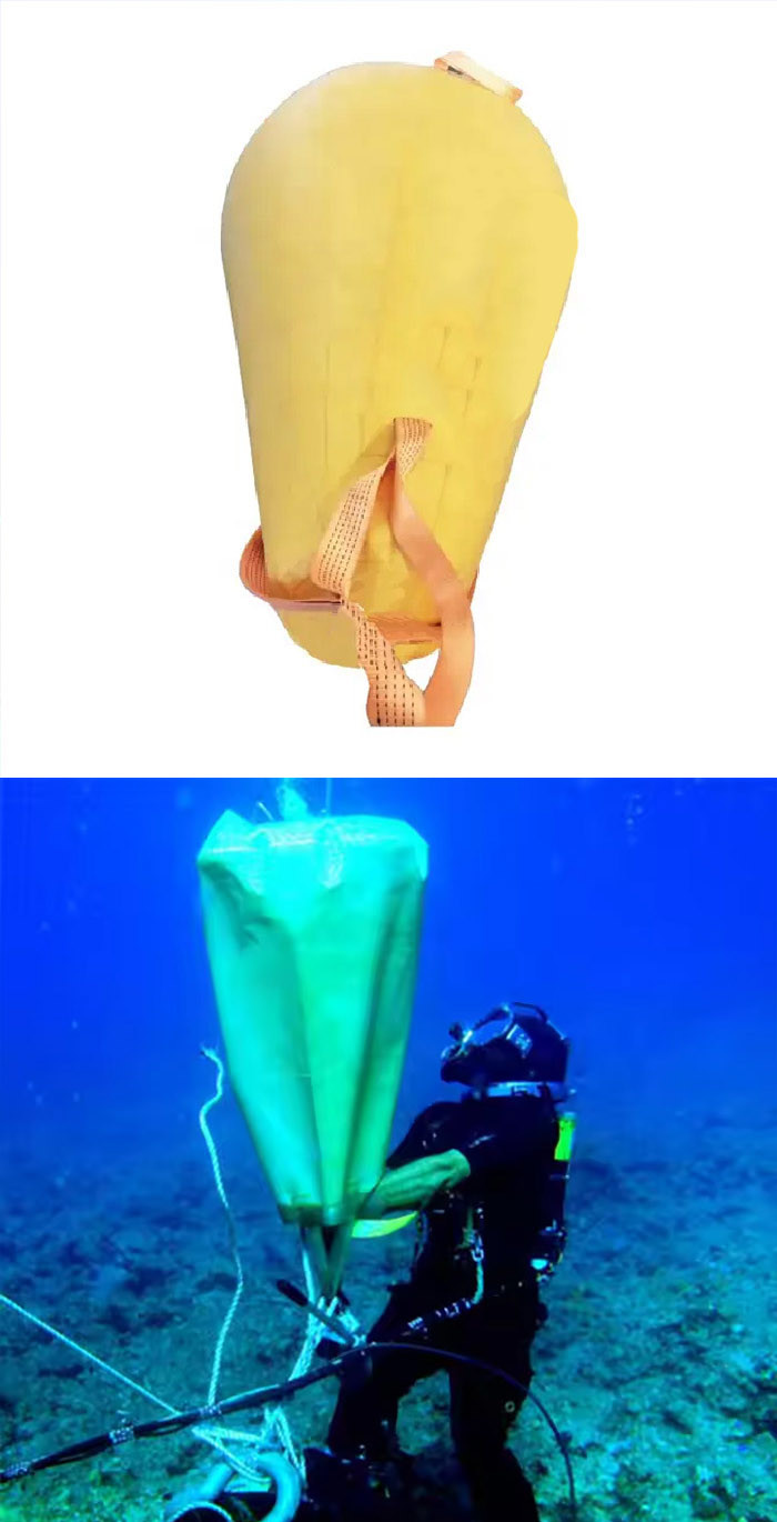 250kg Commerical Underwater Lift Bags Inflatable Marine Salvage Lifting Bags