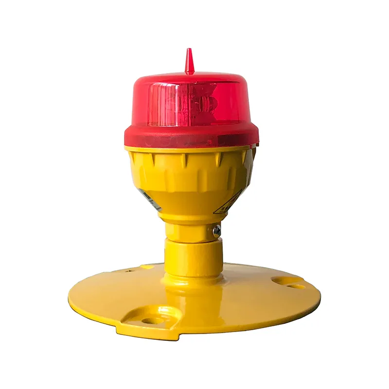 Factory Price IP66 Waterproof Red White Double Head Built-in Photocell Aircraft Obstacle Warning Light LED Low-Intensity LED Aviation Obstruction Light